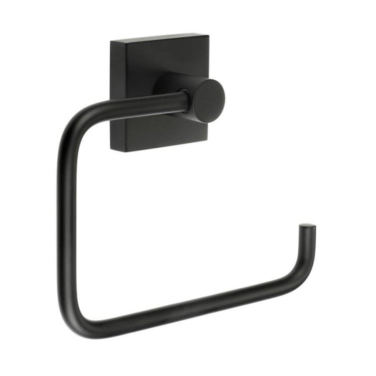 Smedbo-House-Black-Toilet-Roll-Holder