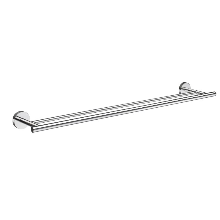 Smedbo Home Polished Chrome Double Towel Rail
