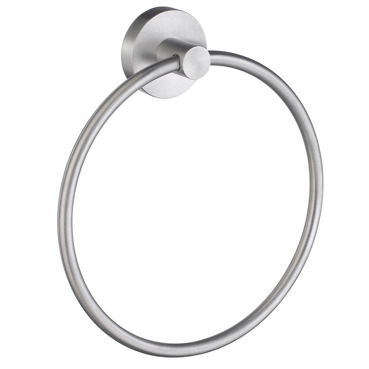 Smedbo Home Brushed Chrome Towel Ring