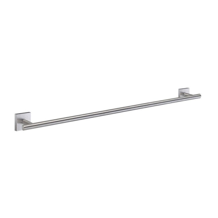 Smedbo-House-Brushed-Chrome-Single-Towel-Rail