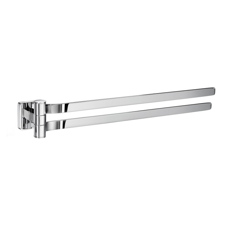 Smedbo Ice Polished Chrome Swing Arm Towel Rail