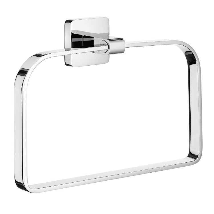 Smedbo Ice Polished Chrome Towel Ring