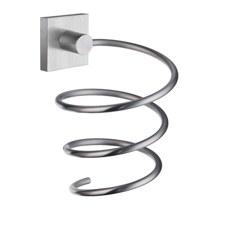 Smedbo-House-Brushed-Chrome-Holder-for-Hairdryer