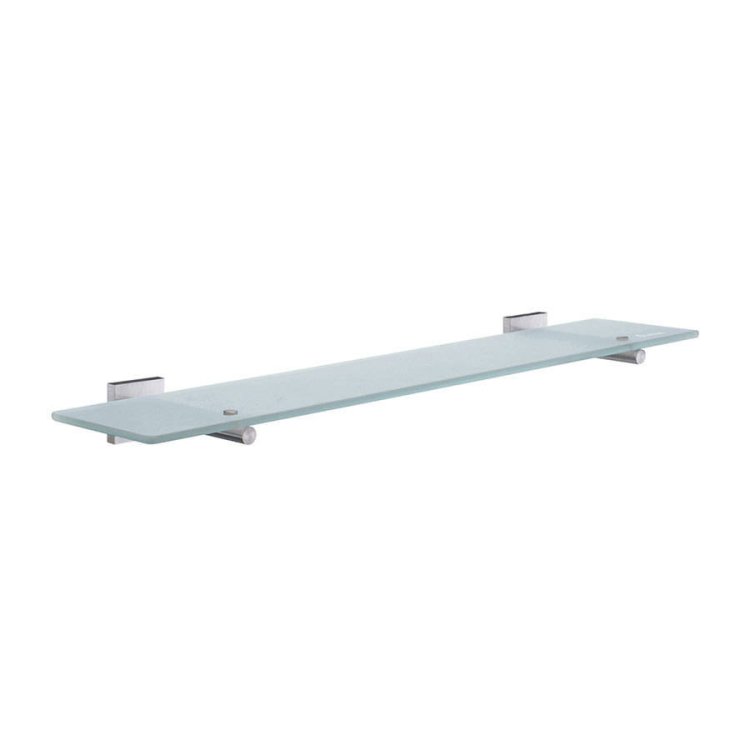 Smedbo-House-Brushed-Chrome-Glass-Shelf