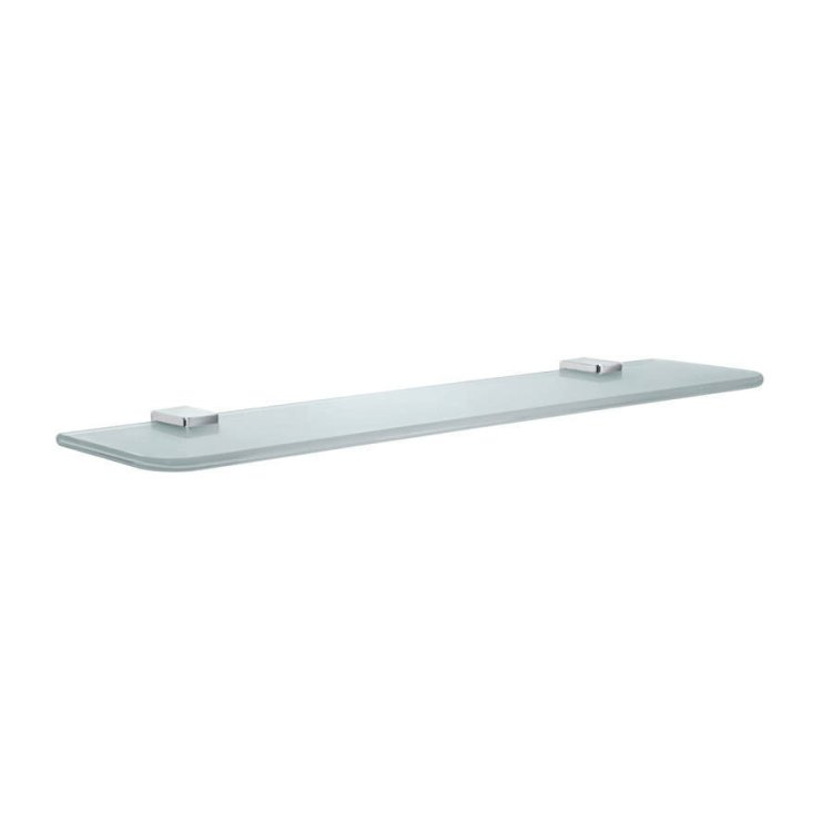Smedbo-Ice-Polished-Chrome-Glass-Shelf