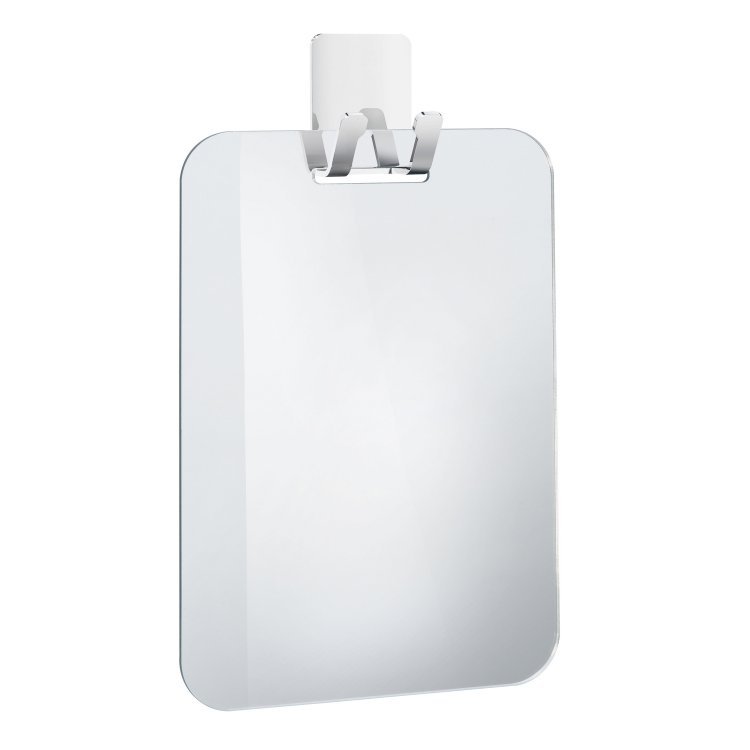 Smedbo Outline Lite Plastic Mirror with Self Adhesive Hook