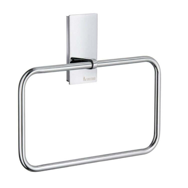Smedbo-Pool-Polished-Chrome-Towel-Ring