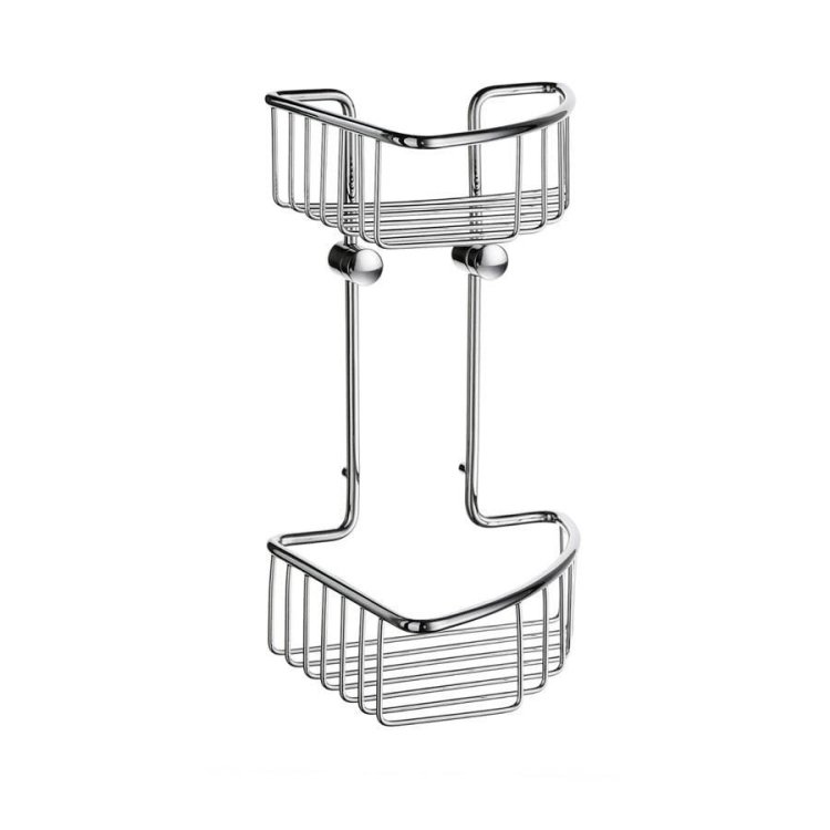Smedbo-Sideline-Basic-165-x-165mm-Double-Corner-Soap-Basket