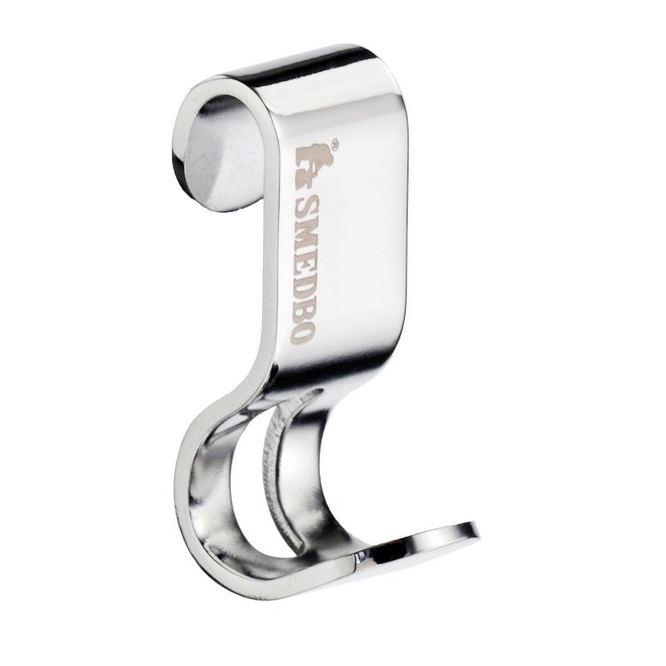 Smedbo Sideline Chrome Soap Baskets Hook Pair