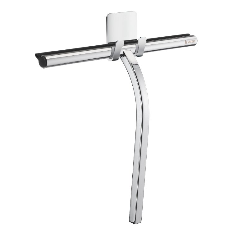 Smedbo Sideline Chrome Square Shower Squeegee With Hook