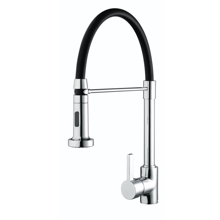 Bristan Liquorice Professional Kitchen Sink Mixer with Pull Down Spray-1