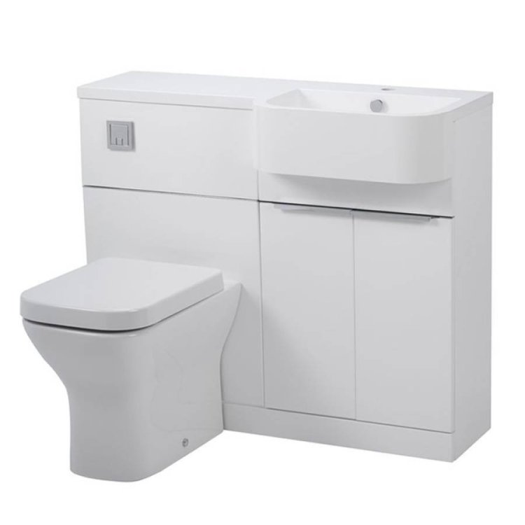 Tavistock-Match-1000mm-Gloss-White-Right-Handed-Unit-&-Basin
