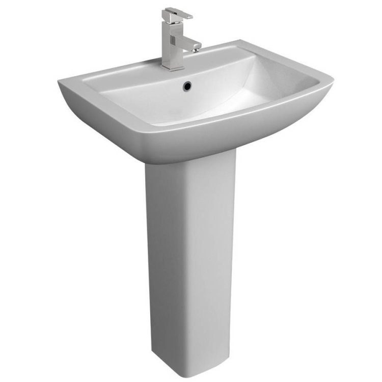 Kartell-Pure-550mm-Basin-&-Pedestal