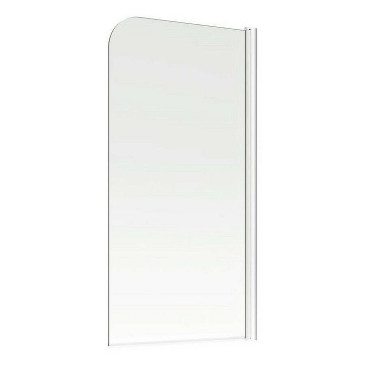 Ajax 1500mm Chrome Single Curved Bath Screen