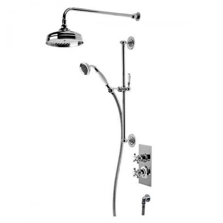 Roper Rhodes Henley Dual Function Concealed Diverter Shower System with Fixed Head & Shower Kit-1
