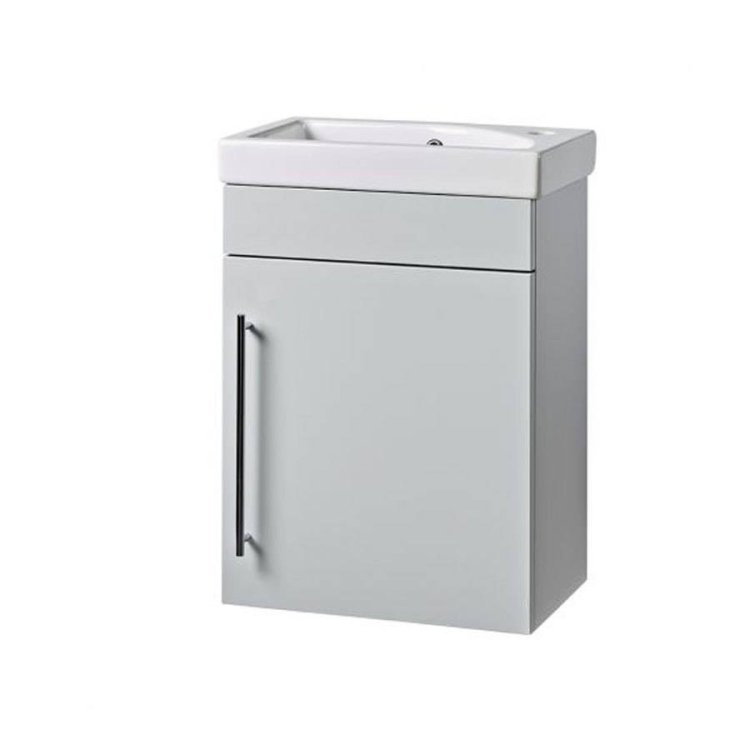 Roper-Rhodes-Scheme-450mm-Gloss-Light-Grey-Wall-Mounted-Basin-Unit