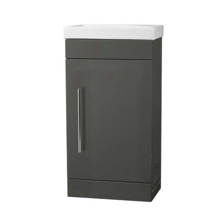 Roper-Rhodes-Scheme-450mm-Matt-Carbon-Freestanding-Basin-Unit