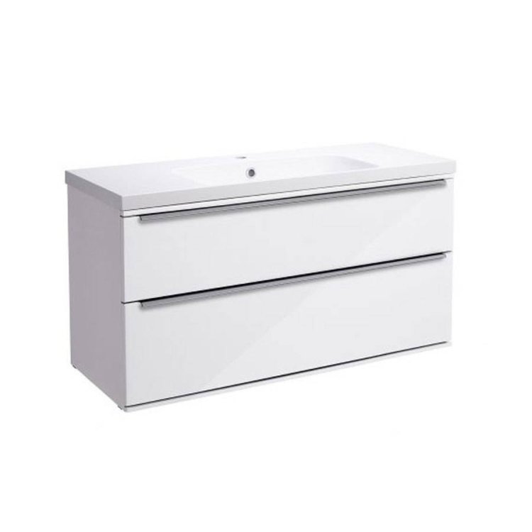 Roper-Rhodes-Scheme-1000mm-Gloss-White-Wall-Mounted-Basin-Unit-with-Double-Drawer