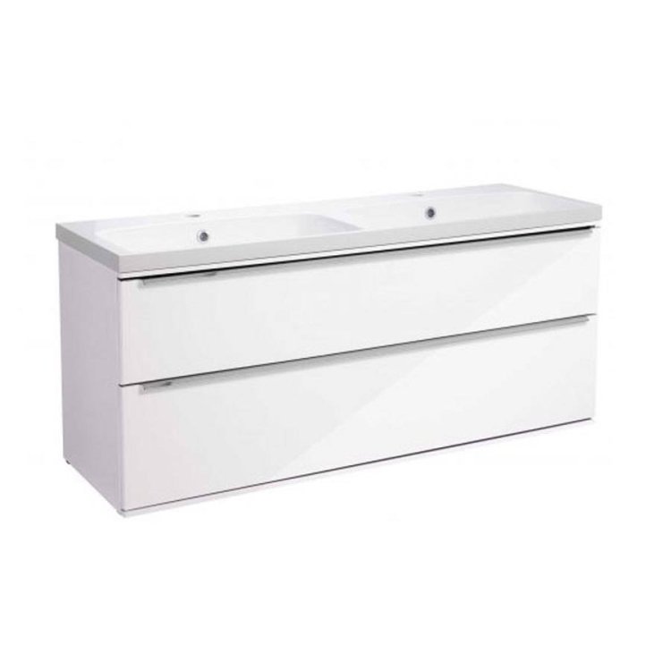 Roper-Rhodes-Scheme-1200mm-Gloss-White-Wall-Mounted-Basin-Unit-with-Double-Drawer