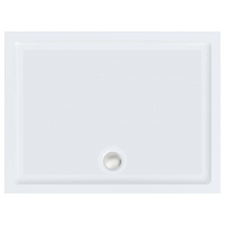 Roman Anti Slip 900 x 800mm White Rectangular Shower Tray