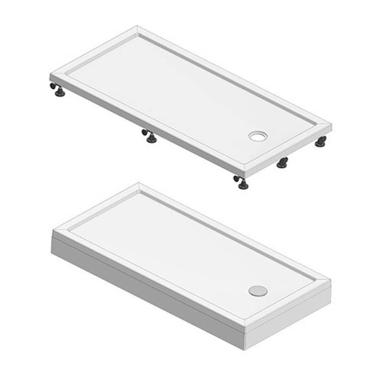 Roman White Plinth and Leg Standard Riser Kit-1