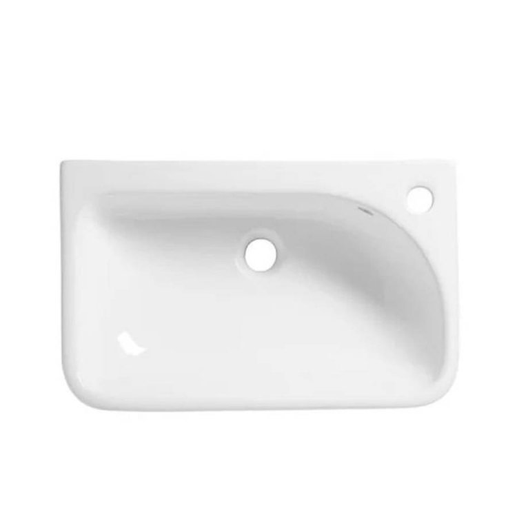 Tavistock Structure 550mm Slim Depth Semi-Countertop Basin