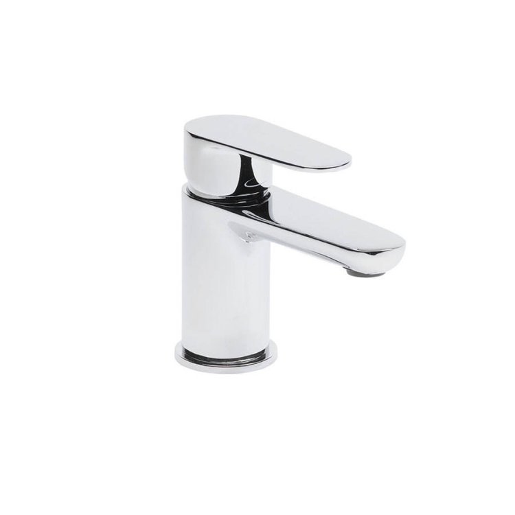 Tavistock-Zero-Chrome-Mini-Basin-Mixer-with-Click-Waste