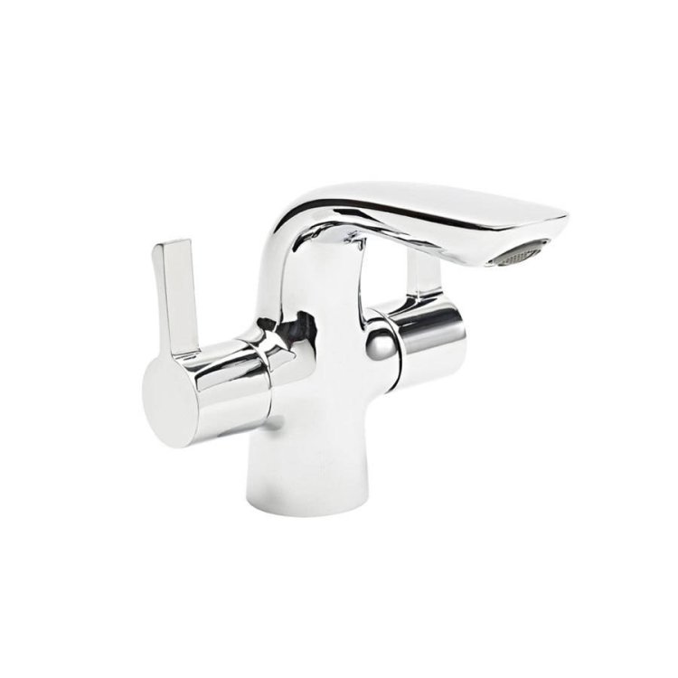Tavistock-Revive-Chrome-Basin-Mixer-with-Click-Waste