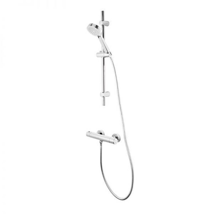 Tavistock Quantum Cool Touch Thermostatic Bar Valve & Handset-1
