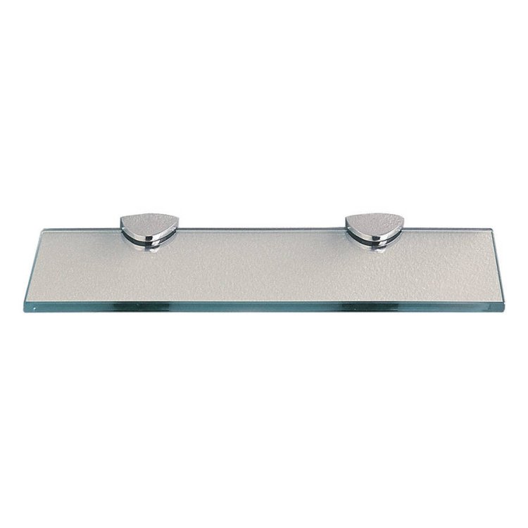 Miller Classic 600mm Glass Shelf with Chrome Fixing Bracket