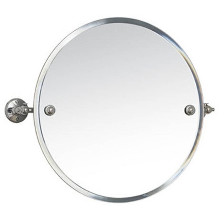 Miller Stockholm 450mm Round Swivel Mirror with Bevelled Edge