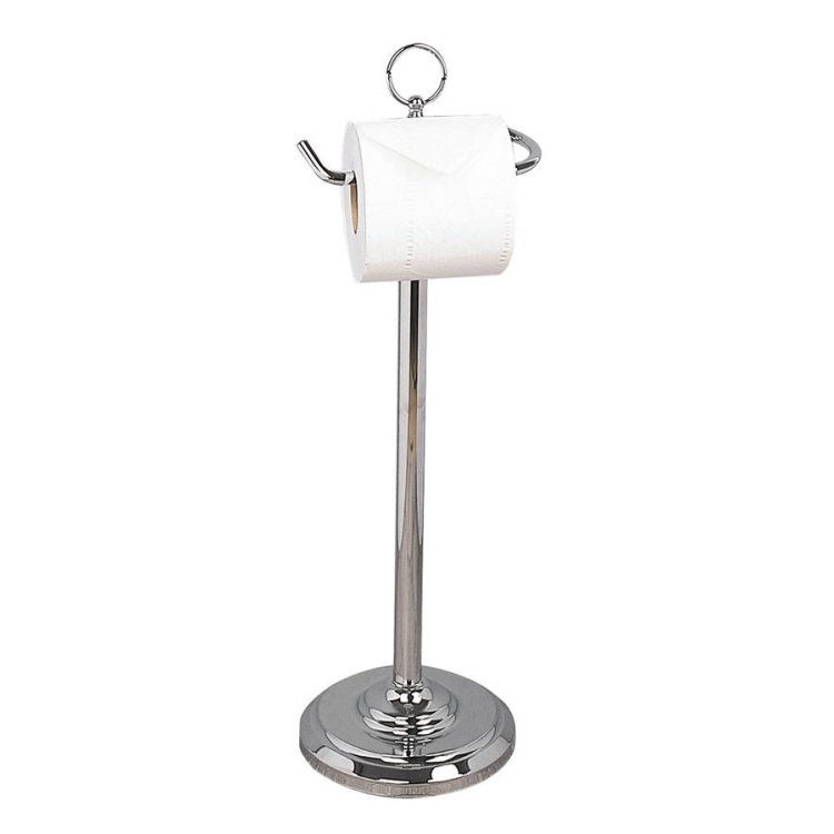 Miller Classic Chrome Freestanding Toilet Roll Holder