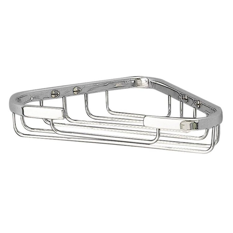 Miller Classic Corner Soap Basket in Chrome