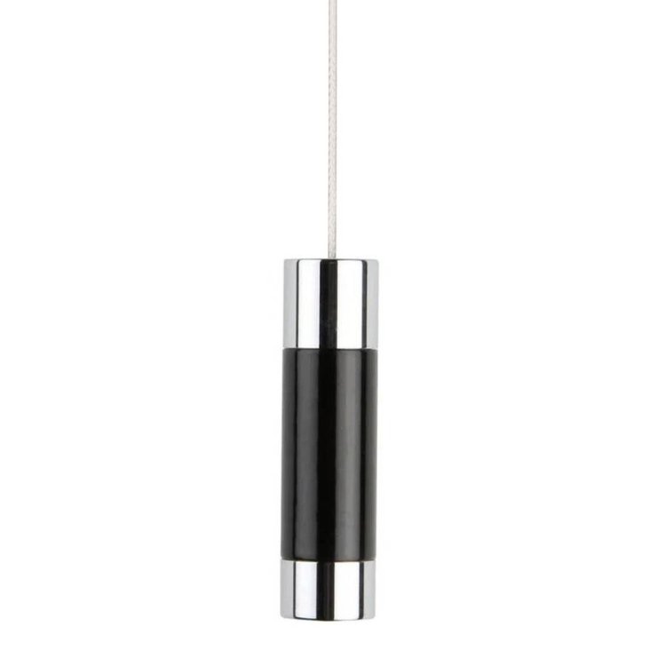 Miller Classic Chrome and Black Round Light Pull