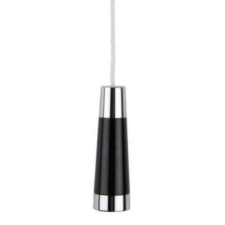 Miller Classic Chrome and Black Conical Light Pull