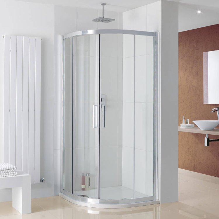 Lakes Coastline Valmiera 900mm x 800mm Double Door Offset Quadrant Enclosure