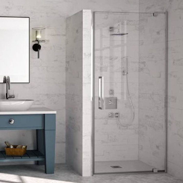 Merlyn 10 Series 800mm Pivot Shower Door (in Recess)