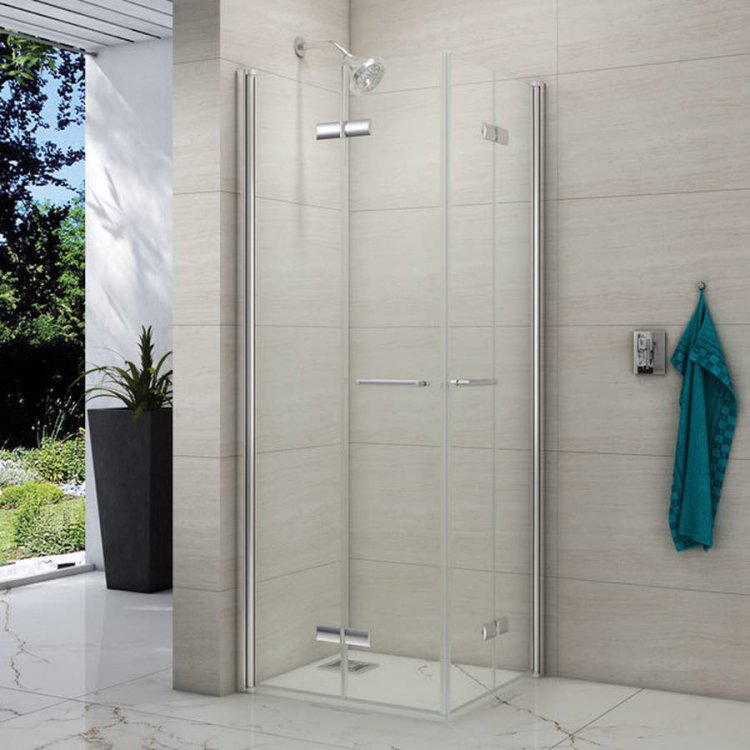 Merlyn 8 Series 1000mm Double Folding Showerwall