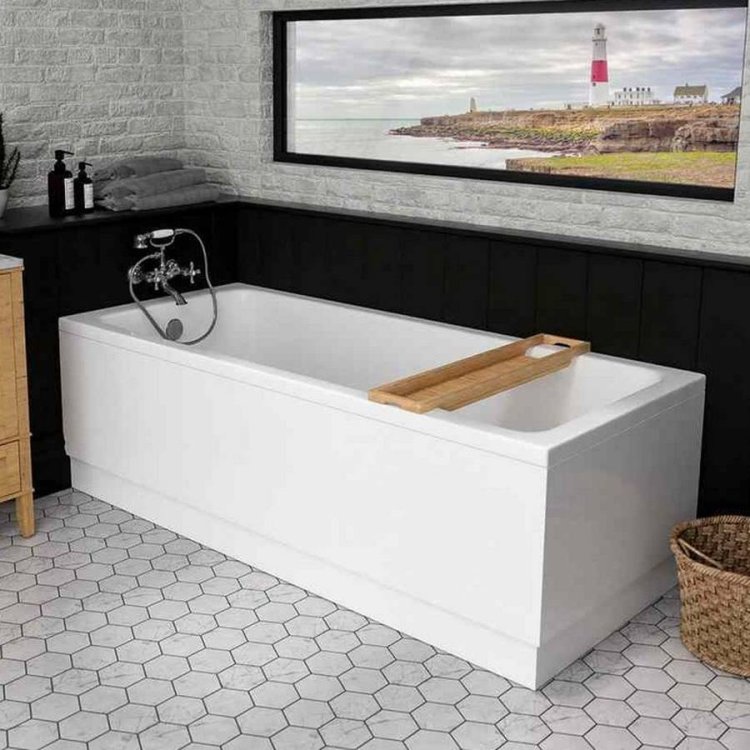 Beaufort? 1810 x 810mm Reinforced L Shape Flat Bath Panel