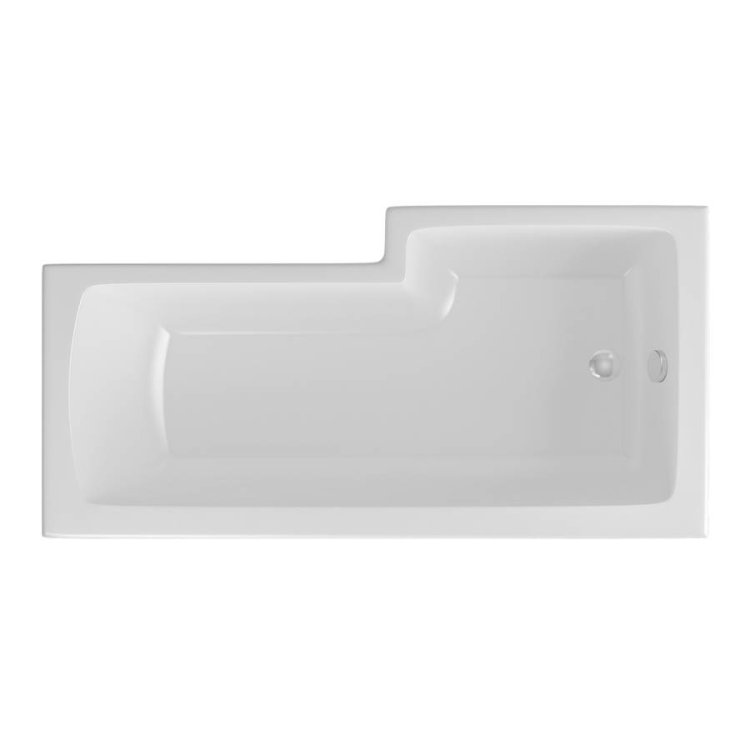 Beaufort Shannon 1700 x 850mm LH L Shaped Reinforced Bath