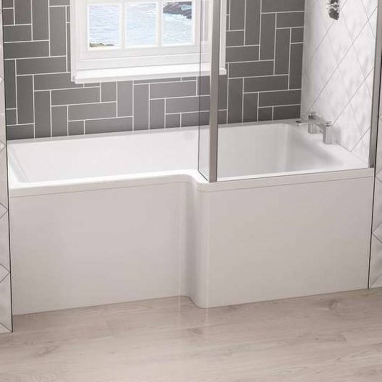 Beaufort Portland 1700 x 560mm L Shaped Bath Panel