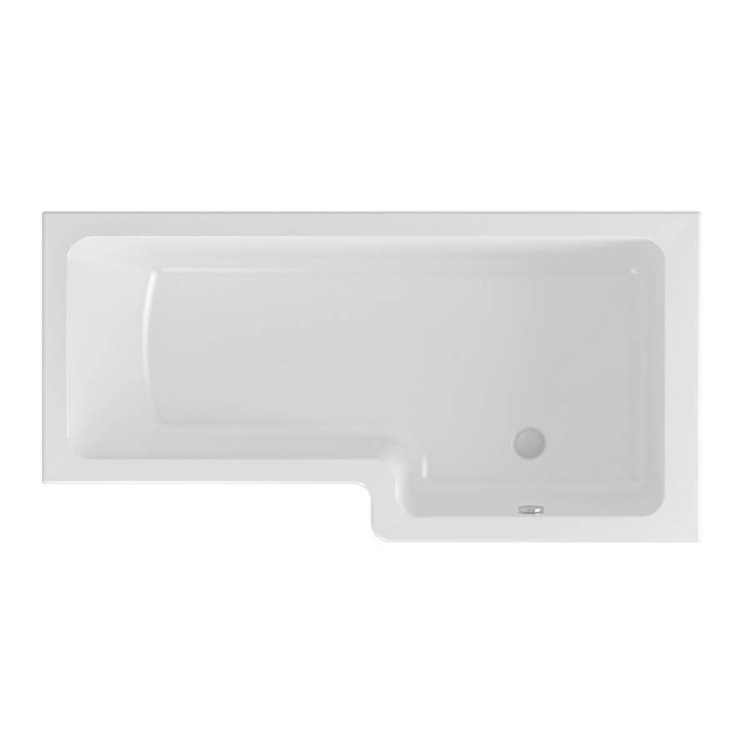 Beaufort Portland 1600 x 850mm RH L Shaped 5mm Bath