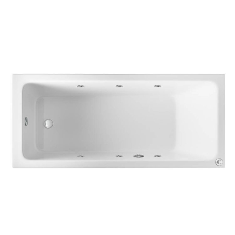 Beaufort? Portland SE 1700 x 750mm 6 Jet Whirlpool Reinforced Bath