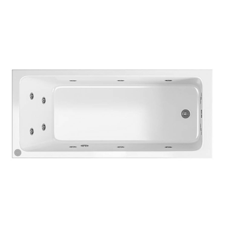 Beaufort? Portland SE 1700 x 750mm 14 Jet Whirlpool Reinforced Bath