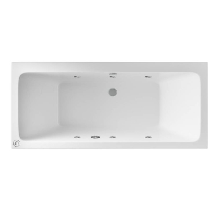 Beaufort? Portland DE 1700 x 750mm 6 Jet Whirlpool Reinforced Bath