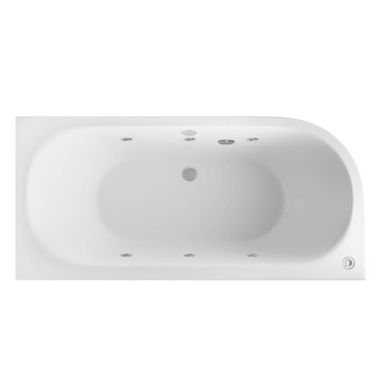 Beaufort? Biscay DE RH 1700 x 800mm 6 Jet Whirlpool Reinforced Bath