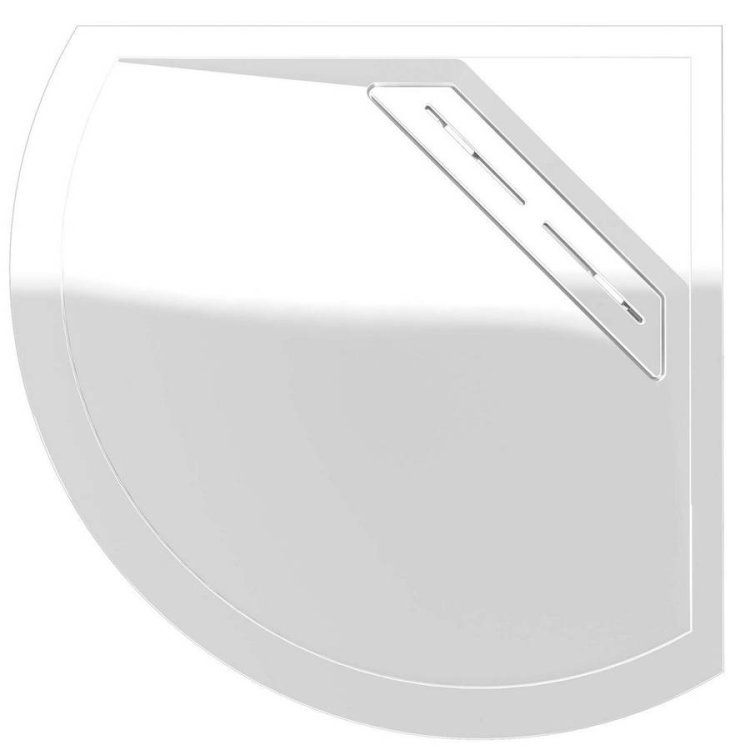 Kudos Connect2 1000mm Gloss Quadrant Shower Tray
